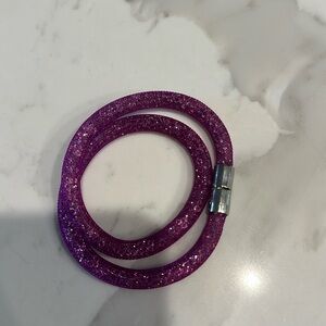 Swarovski crystal bracelet w/ magnetic connector